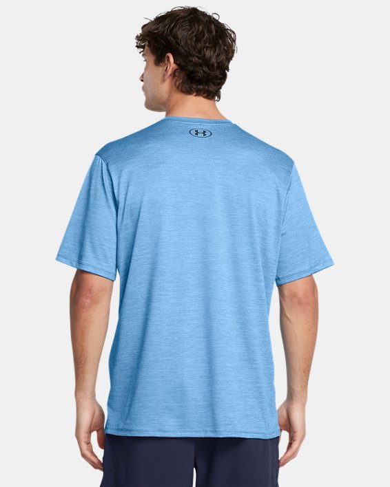 Men's UA Tech™ Vent Short Sleeve in Blue image number 1